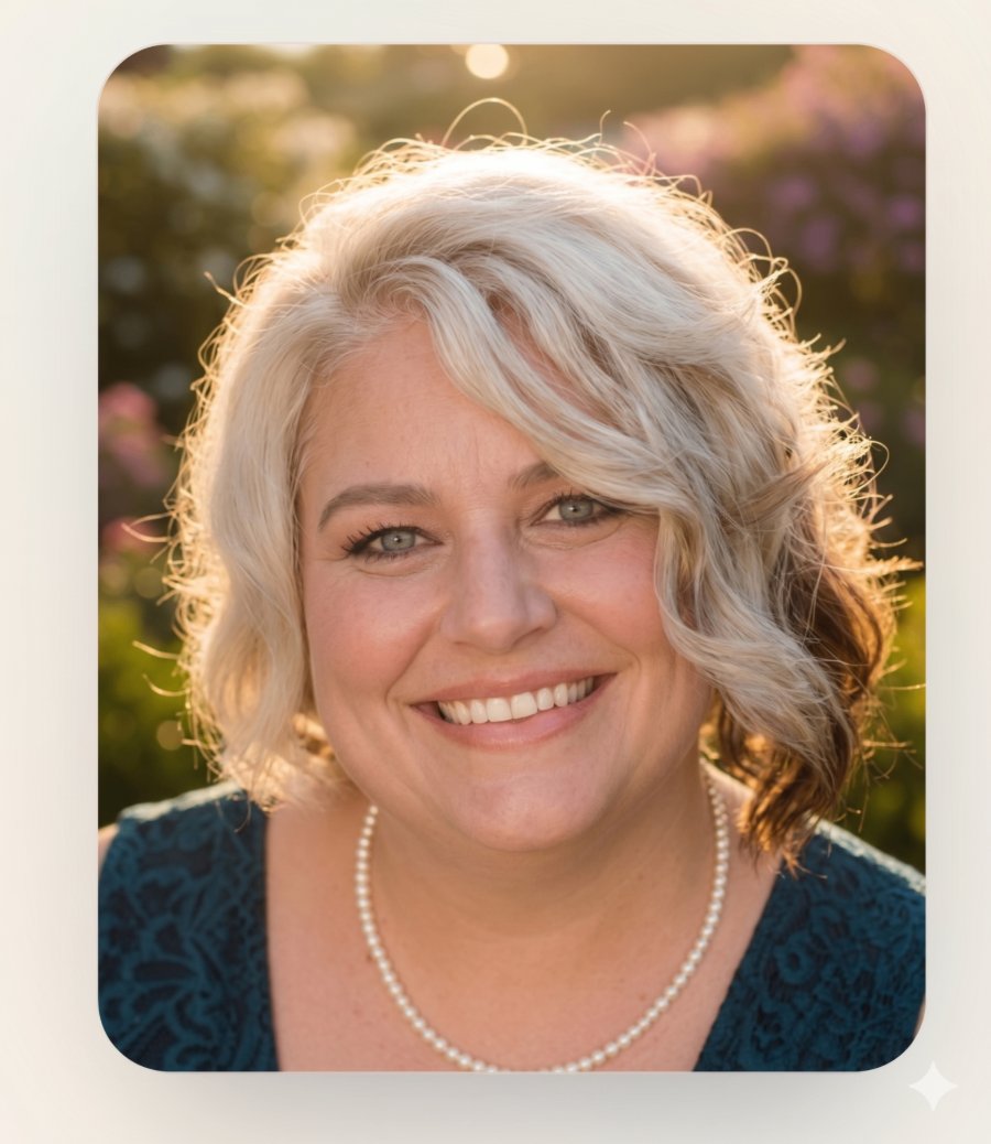 Stephanie Kresser, LCSW, smiling in natural daylight.